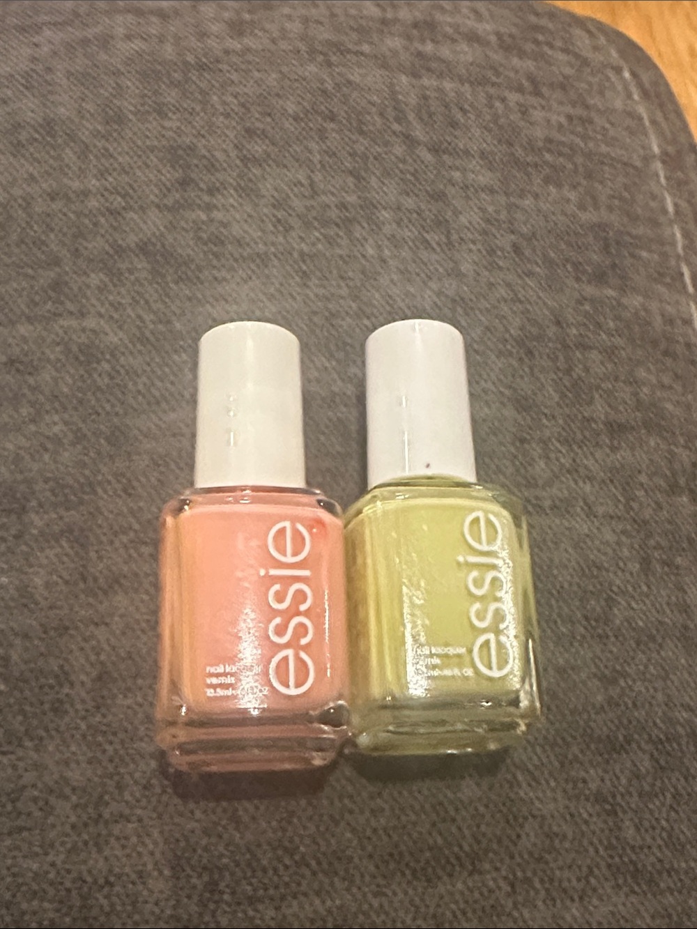 Essie Nail Polish Bundle — Lime Yellow & Pink Coral